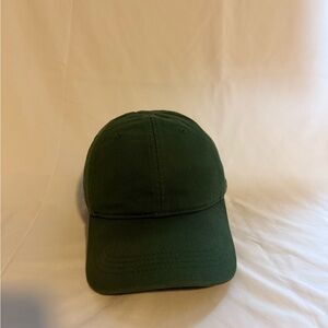 Lacoste Green Unisex Cotton Twill Cap